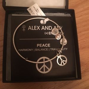 NWT Alex and Ani Peace Bracelet